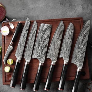 Damascus Steel Chef's Knifes or Set
