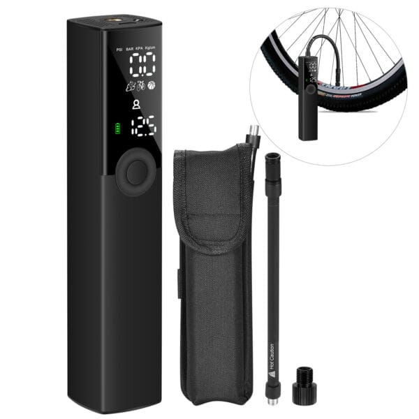 Smart Pump Bicycle Electric Pump Mountain Bike Road Bike High Win Electric Pump Inflatable - Imagen 5
