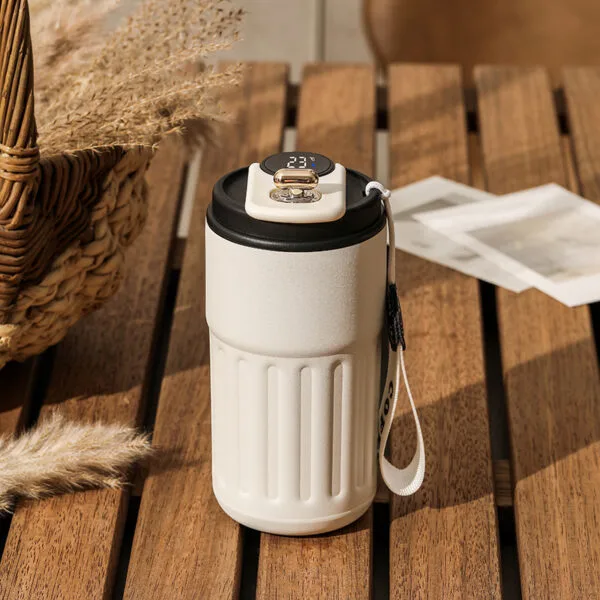 Smart Digital Stainless Steel Coffee Mug - Billede 7
