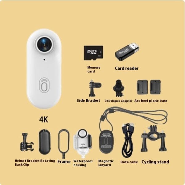 Outdoor Sports Camera In Helmet Motorcycle Bike Sport Mini Filming Bicycle Action 4K Professional Body Cam And Video Cameras - படம் 7