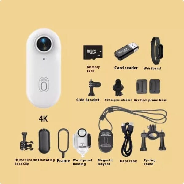 Outdoor Sports Camera In Helmet Motorcycle Bike Sport Mini Filming Bicycle Action 4K Professional Body Cam And Video Cameras - படம் 8