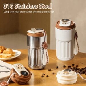 Smart Digital Stainless Steel Coffee Mug