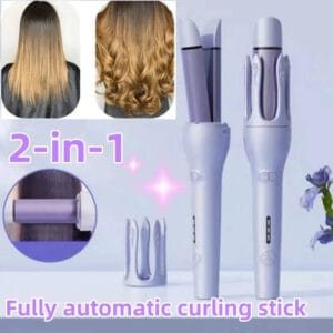 2 In 1 Automatic Hair Curler/Straightener