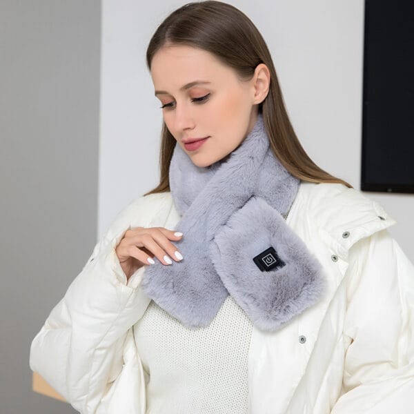 Electric Heated Neck Scarf Wrap - Image 4