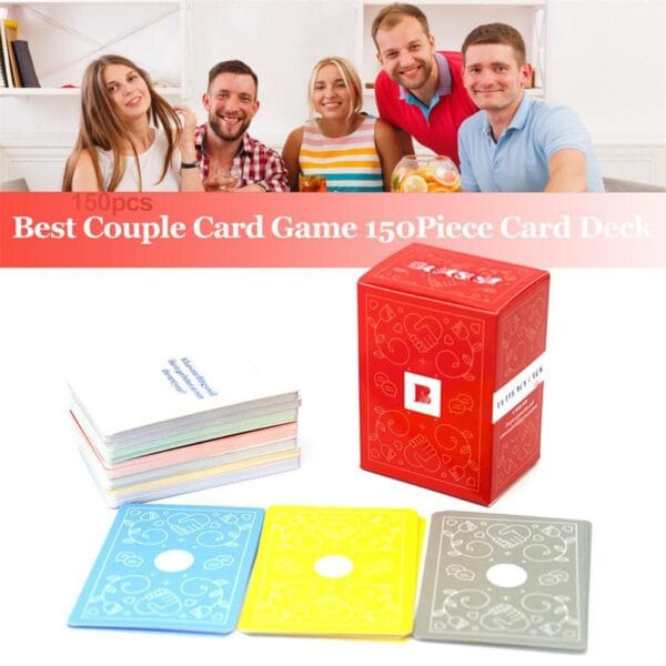 Romantic Couples Card Game In English - Ideal Gift