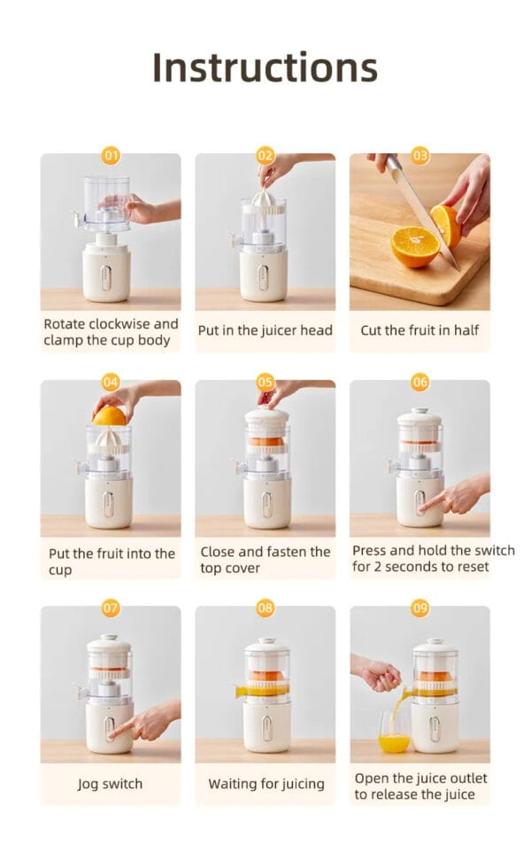 USB Portable Mini Fruit Squeezer/Blender - Image 4