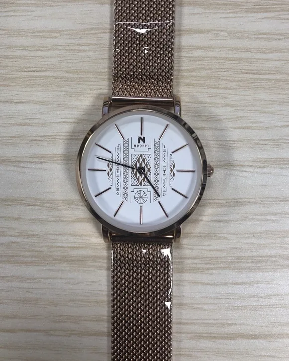 HM "Élan" | Elegant Mesh Strap Women’s Timepiece - Bild 5