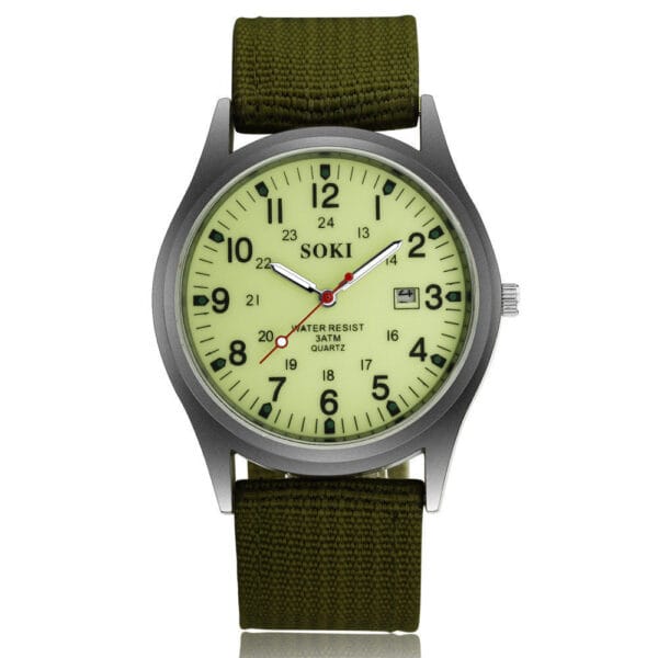 “Field Recon” | Military-Inspired Luminous Quartz Watch - Image 3