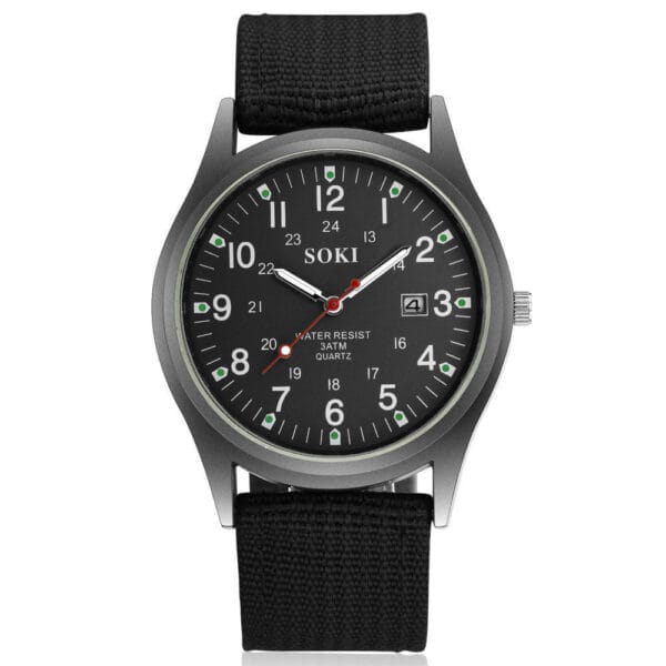 “Field Recon” | Military-Inspired Luminous Quartz Watch - Image 2