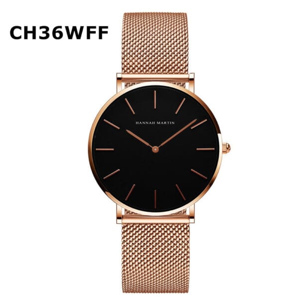 HM "Élan" | Elegant Mesh Strap Women’s Timepiece