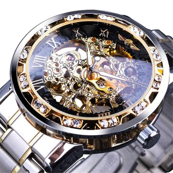 Atlas Core | World Time Skeleton Automatic Watch - Imej 9