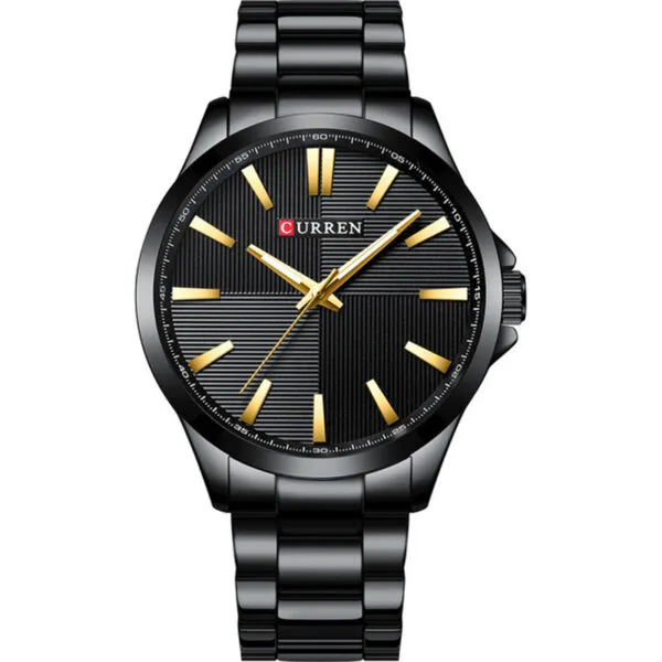 ⁦“Iron Presence” | Men’s Waterproof Quartz Business Watch⁩ - الصورة ⁦5⁩