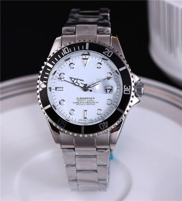 "Submariner" Classic Dive-Style Men's Watch - Image 8
