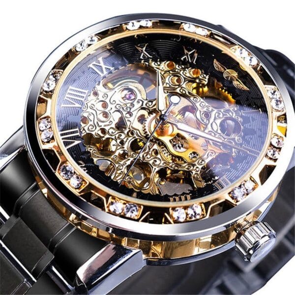 Atlas Core | World Time Skeleton Automatic Watch - Imej 5