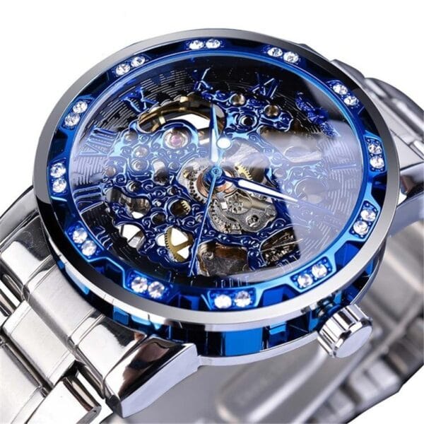 Atlas Core | World Time Skeleton Automatic Watch - Imej 8