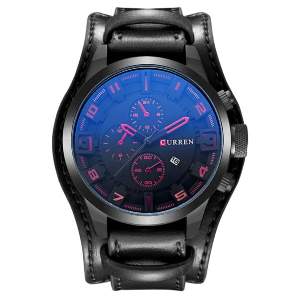 Curren | “Titan Dial” - Big Face Men's Watch - Billede 3