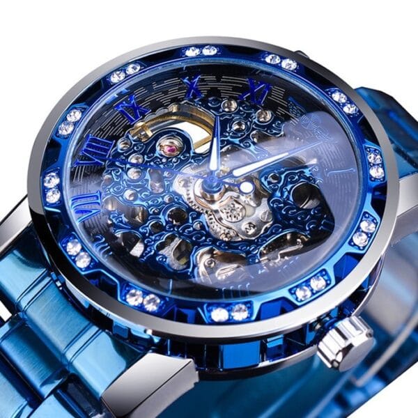 Atlas Core | World Time Skeleton Automatic Watch - Imej 10