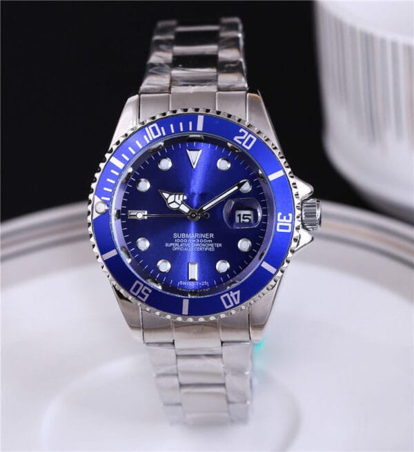 "Submariner" Classic Dive-Style Men's Watch - Image 10