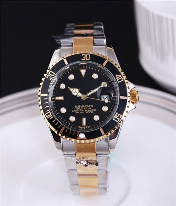"Submariner" Classic Dive-Style Men's Watch - Image 9