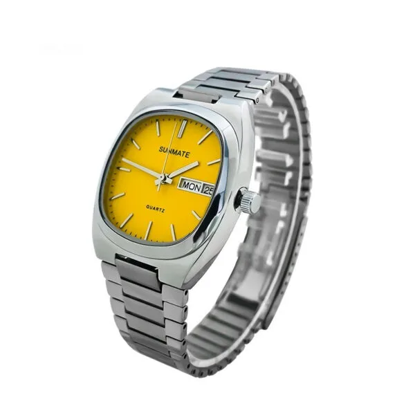 The Shell Hour | Minimalist Steel Quartz Watch - Imagem 3