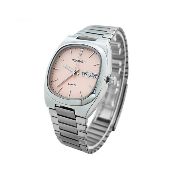 The Shell Hour | Minimalist Steel Quartz Watch - Image 4