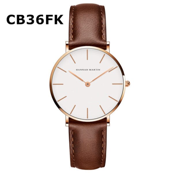 HM "Élan" | Elegant Mesh Strap Women’s Timepiece - Bilde 3