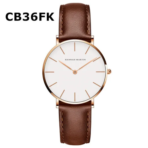 HM "Élan" | Elegant Mesh Strap Women’s Timepiece - Bild 3