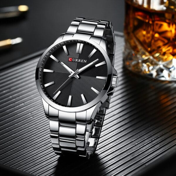 “Iron Presence” | Men’s Waterproof Quartz Business Watch