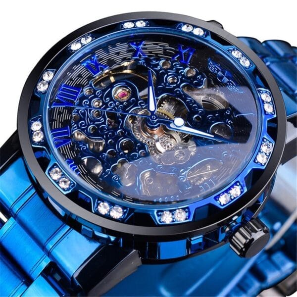 Atlas Core | World Time Skeleton Automatic Watch - Imej 4