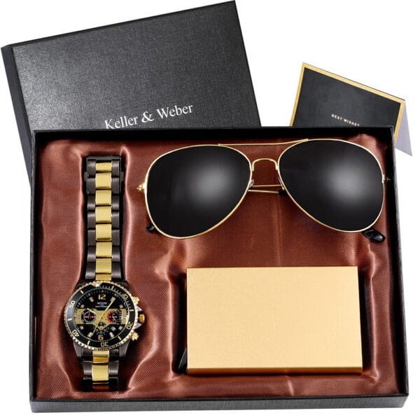 Keller&Weber | "The Commander Set" – Watch & Aviator Combo - Image 10