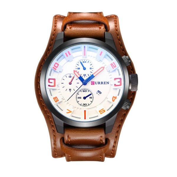 Curren | “Titan Dial” - Big Face Men's Watch - Billede 4