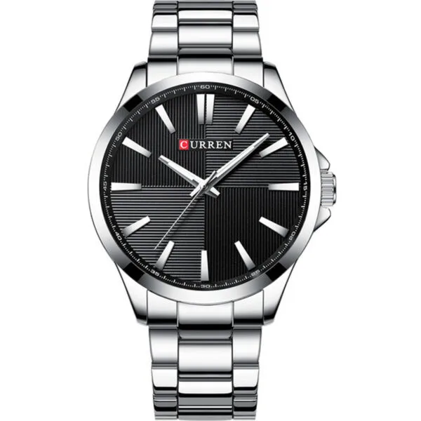 ⁦“Iron Presence” | Men’s Waterproof Quartz Business Watch⁩ - الصورة ⁦9⁩
