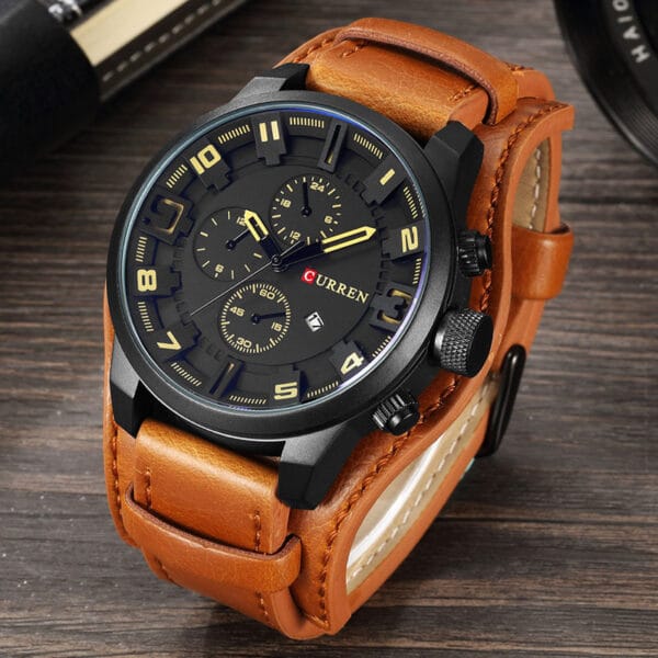 Curren | “Titan Dial” - Big Face Men's Watch