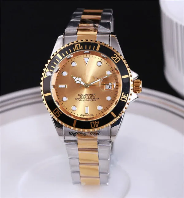 "Submariner" Classic Dive-Style Men's Watch – Image 3